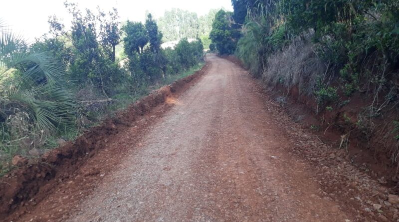 Estradas foram revitalizadas com serviços da Infraestrutura